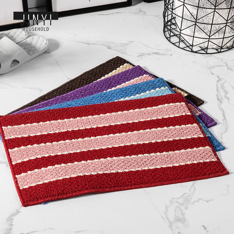 JY592 China Stripe Patchwork Baño PP Mat