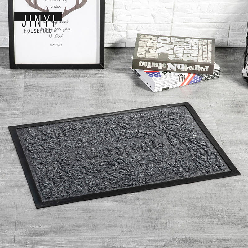 Buena calidad no impermeable de goma Home Door Mat