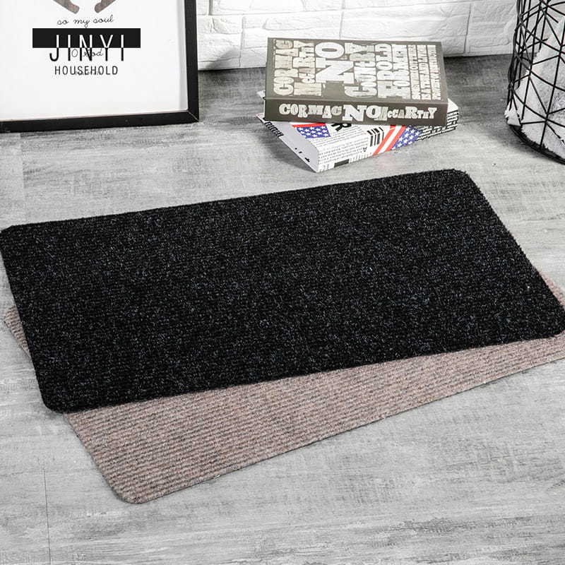 Simplicidad personalizada impresa al por mayor impermeable antideslizante alfombra de goma de la puerta